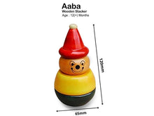 Load image into Gallery viewer, Aaba Wooden stacker Toy
