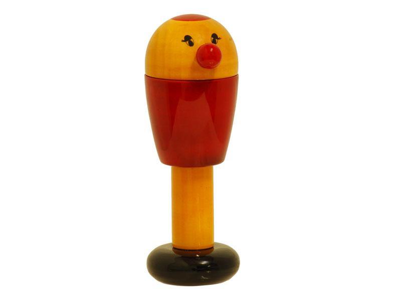 Birdie Rattle (Red) | Channapatna Toys | Wooden rattle toys