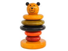 Load image into Gallery viewer, Wooden stacking toy 

