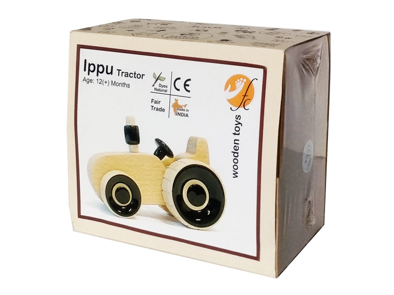 Wooden tractor toy Channapatna toys online Wooden Push toys